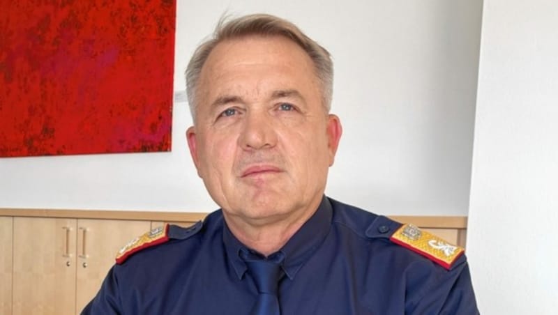 Der stellvertretende Landespolizeidirektor Manfred Komericky (Bild: Thomas Neffe)