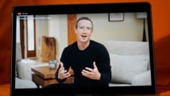 Facebook-Gründer Mark Zuckerberg benannte den Social-Media-Konzern Ende Oktober in Meta um. (Bild: The Associated Press)