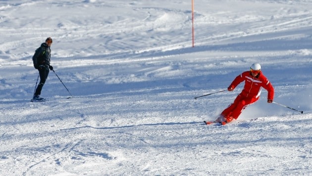 Nicht nur Privatstunden werden angeboten: Hermann Koch hat etwa auch Blitz-Skikurse in seinem Angebot. (Bild: Gerhard Schiel)