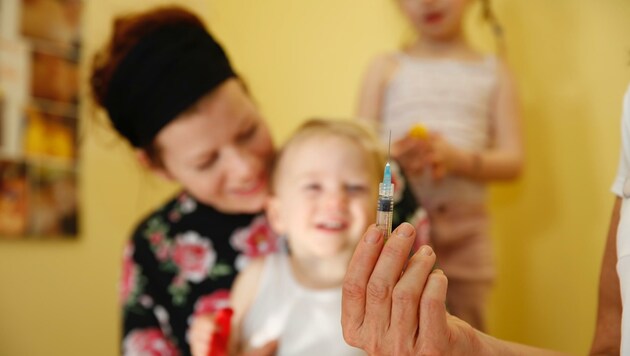 Die Impfung schützt auch die Kleinsten vor Influenza-Erkrankung. (Bild: Jöchl Martin)