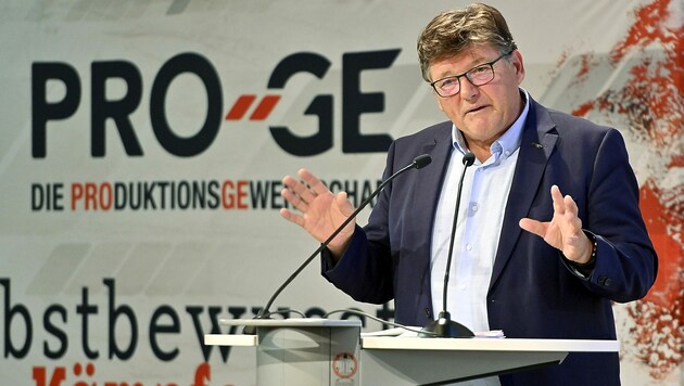 PRO-GE Vorsitzender Rainer Wimmer geht 2024 in Pension und löst Rochaden aus. (Bild: APA/Herbert Neubauer)