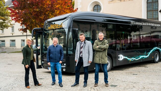Der „Lion’s City 18C“ von der Firma MAN Truck & Bus SE wird von 09. bis 14. November in Klagenfurt getestet. (Bild: MICHAEL_STABENTHEINER)