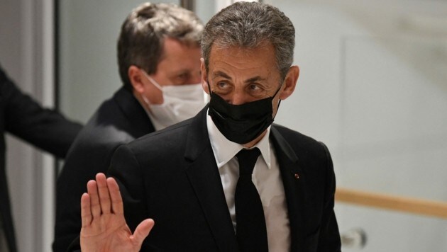 Der französische Ex-Präsident Nicolas Sarkozy (66) war bereits in zwei anderen Affären zu je einem Jahr Haft ohne Bewährung verurteilt worden. (Bild: AFP)