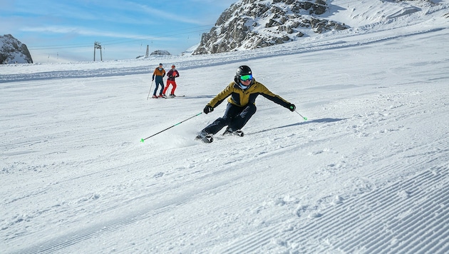 Skifahrer am Dachstein. (Bild: Herbert Raffalt)