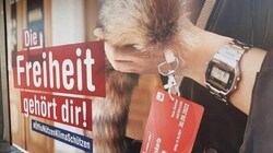 Verärgerte Tierfreunde posten ihre Beschwerden online, die Wiener Linien berufen sich auf „ein beliebtes Accessoire für die Autoantenne in den 80ern“. (Bild: Screenshot www.facebook.com/wienerlinien)
