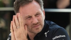 Christian Horner hält sich bisher mit Aussagen zurück. (Bild: APA/AFP/Jim WATSON)