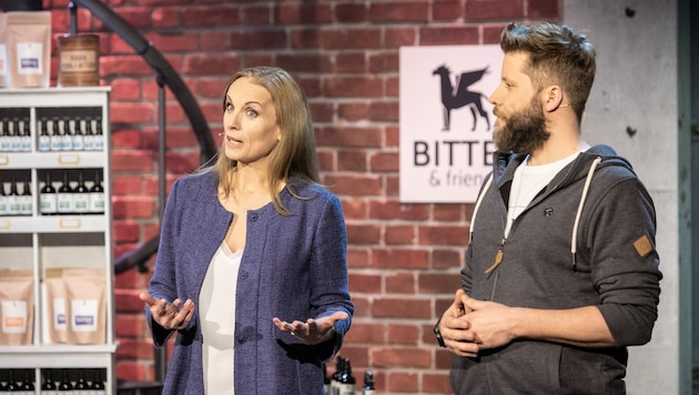 Marie Greiff und David Faber überzeugten mit ihrem Auftritt. (Bild: Puls4/Gerry Frank Photography)