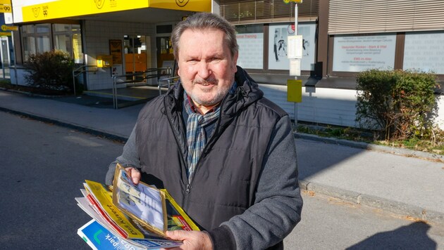 Zumindest Gotthard Eder bekommt endlich wieder Post. (Bild: Tschepp Markus)