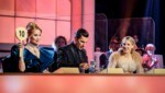 Die „Dancing Stars“-Jury mit Karina Sarkissova, Balazs Ekker und Maria Santner (Bild: ORF)