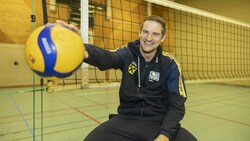 Jan Jalowietzki schlug in seiner ersten Saison bei den Wolfurter Volleyballern nicht nur auf dem Feld voll ein. (Bild: Maurice Shourot)