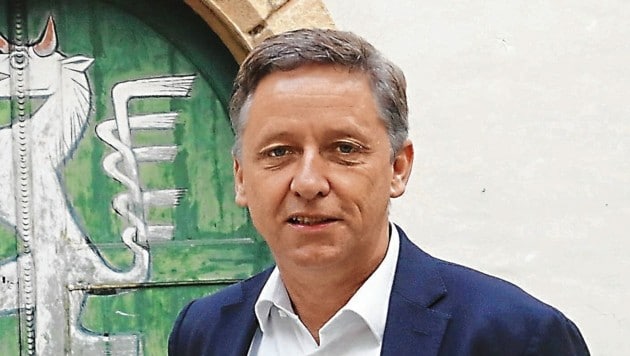 Lambert Schönleitner, portavoz de control de los Verdes de Estiria.  (Imagen: Christian Jauschowetz)