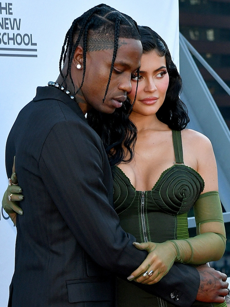 Travis Scott und Kylie Jenner (Bild: APA/Craig Barritt/Getty Images for The New School/AFP)