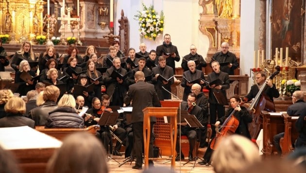 Die Jubiläumsfeier wurde mit einer Aufführung des Schrattenbach-Requiems von Johann Michael Haydn begangen. (Bild: ANDREAS TROESTER)