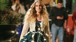 Sarah Jessica Parker beim Dreh zu "And Just Like That ... " in New York (Bild: www.PPS.at)