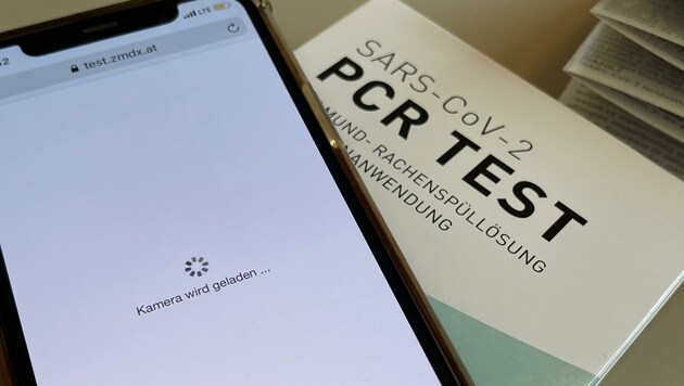 Ungeduldig darf man nicht sein: Wer der Test-Plattform am Smartphone nicht die Kamera-Erlaubnis gibt, wartet ewig. (Bild: Hronek Eveline)