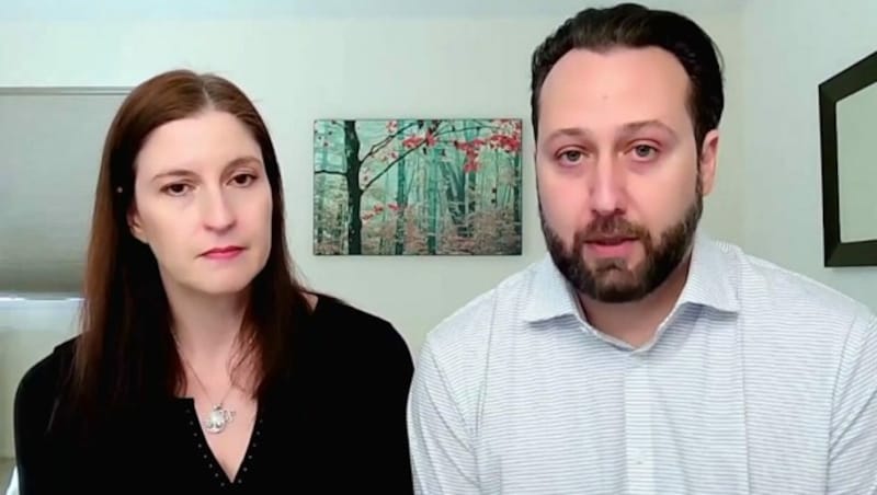 Daphna und Alexander Cardinale ziehen nun gegen die Fruchtbarkeitsklinik vor Gericht. (Bild: kameraOne (Screenshot))