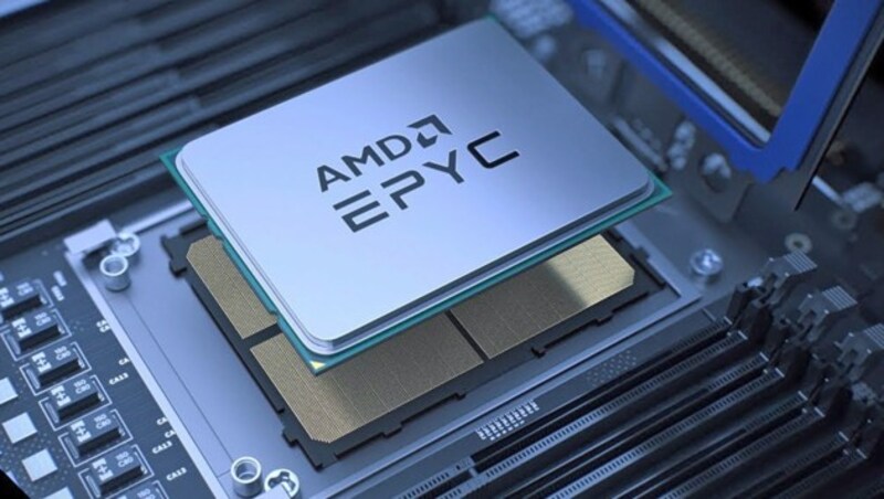 Im Serverbereich buhlt AMD mit seinem Epyc-Prozessor um Kundschaft. (Bild: AMD)