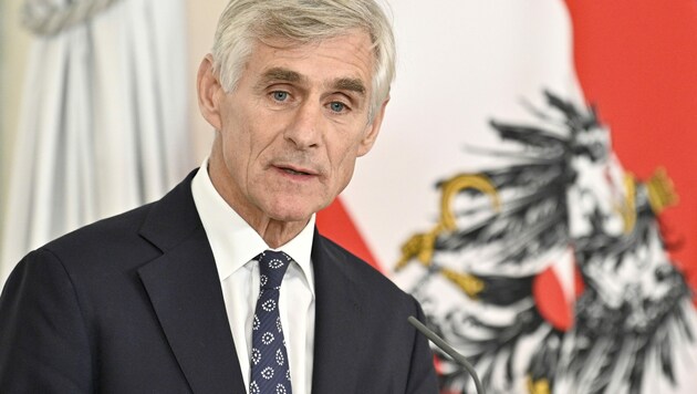 Der Vorarlberger Michael Linhart war nur kurz Außenminister (Bild: APA/Hans Punz)