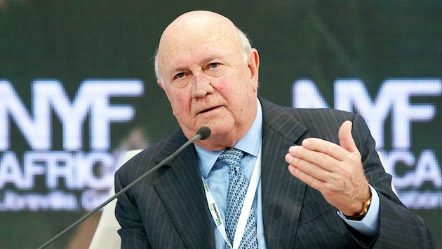 Frederik Willem de Klerk im Jahr 2013 (Bild: AFP)