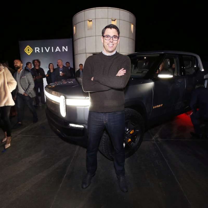 Rivian-CEO RJ Scaringe (Bild: APA/AFP/GETTY IMAGES/Phil Faraone)