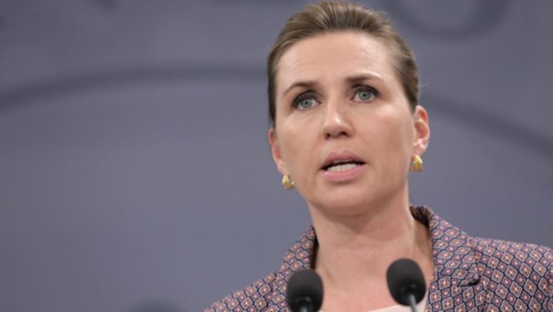 Die dänische Ministerpräsidentin Mette Frederiksen (Bild: AFP)