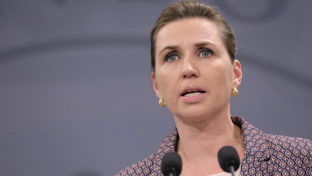 Mette Frederiksen dán miniszterelnök (Bild: AFP)