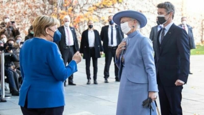 Die dänische Königin Margrethe II. auf ihrem viertägigen Staatsbesuch in Deutschland. (Bild: glomex.com)