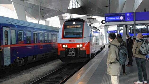 The ÖBB timetable in the eastern region will be temporarily thinned out from February 12. (Bild: Klemens Groh)