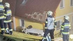 Spektakulärer Einsatz für die FF Birkfeld (Bild: FF Birkfeld)