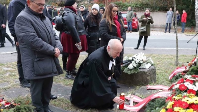 Der evangelische Superintendent Robert Jonischkeit nahm ebenfalls an den Gedenkfeierlichkeiten teil. (Bild: Judt Reinhard)