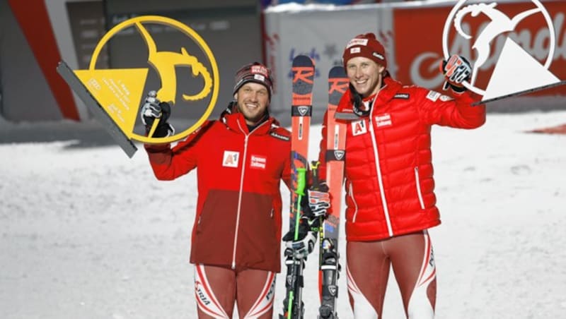 Christian Hirschbühl (li.) und Dominik Raschner (Bild: Christof Birbaumer)