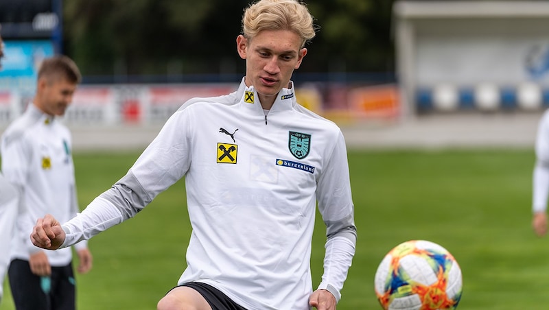 Christoph Klarer im ÖFB-Training.  (Bild: GEPA )