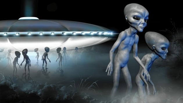 So sehen Aliens sicher nicht aus - wie aber dann? (Bild: © Lena_graphics - stock.adobe.com)