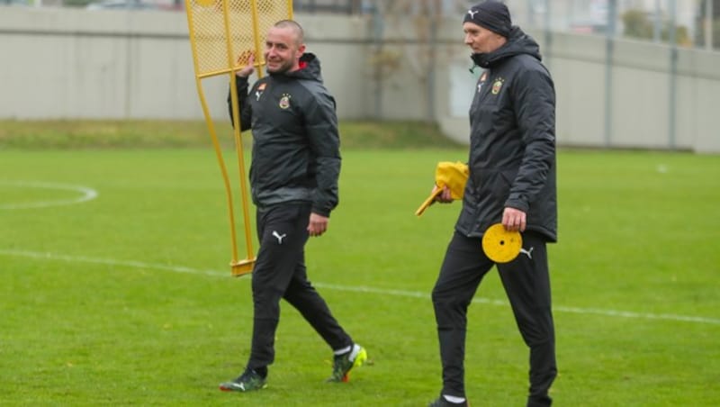 Steffen Hofmann (li.) und Thomas Hickersberger (Bild: GEPA )