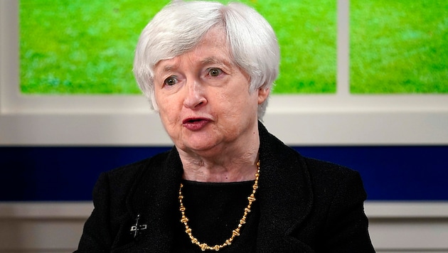 US-Finanzministerin Janet Yellen (Bild: AP)