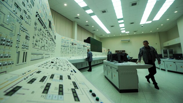 Kernkraftwerk Belarus: Ein Blick ins Trainingscenter (Bild: AFP)