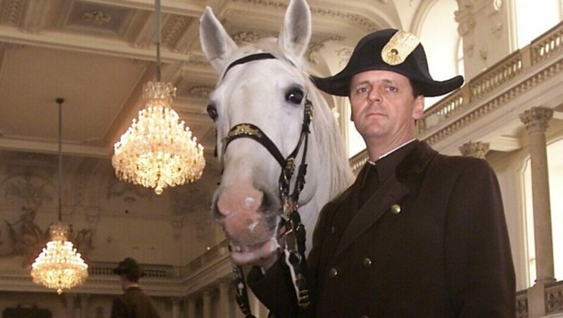 Johann Riegler, Ex-Oberbereiter der Spanischen Hofreitschule in Wien (Bild: PEROUTKA Guenther / WirtschaftsBlatt / picturedesk.com)