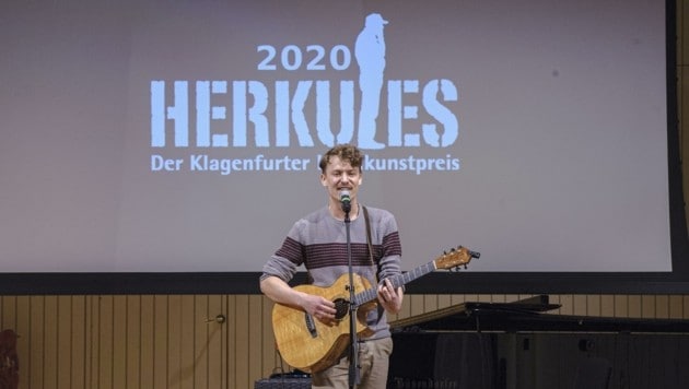 Der 14. Herkules ging an den deutschen Studenten Alex Döring, der 15. Kleinkunstpreis wird am Donnerstag vergeben. (Bild: Thomas Hude)