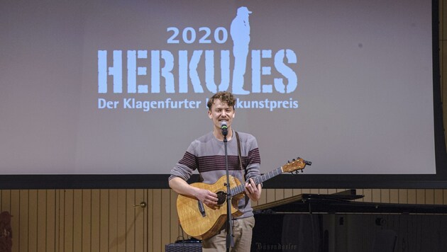 Der 14. Herkules ging an den deutschen Studenten Alex Döring, der 15. Kleinkunstpreis wird am Donnerstag vergeben. (Bild: Thomas Hude)