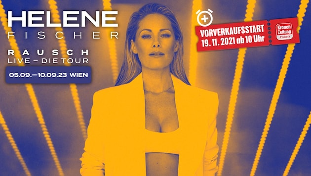 Insgesamt 70 Konzerte hat Helene Fischer für ihre Live-Tour geplant. Fünf Termine davon gibt es 2023 in der Wiener Stadthalle. (Bild: Live Nation Entertainment)