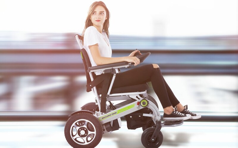 Offizielles Produktfoto des Herstellers: Unter der Marke Airwheel werden auch per Smartphone steuerbare Rollstühle verkauft. (Bild: airhweel.net)