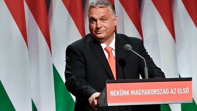 Ungarns Premier Orban (Bild: ASSOCIATED PRESS)