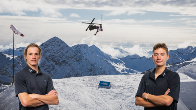 Mit Julius Forer (li.) und Noah Schallert sind gleich zwei Vorarlberger im ÖSV-Aufgebot. (Bild: Tom Bause / ÖSV)