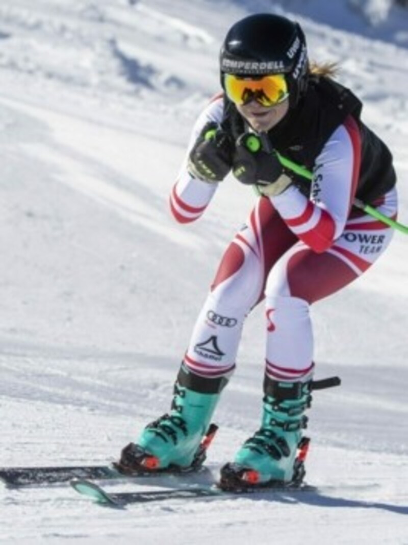 Sonja Gigler kommt immer besser in Fahrt! Nach Rang drei am Freitag, fuhr sie am Samstag auf der Reiteralm zu Platz zwei. (Bild: Maurice Shourot)