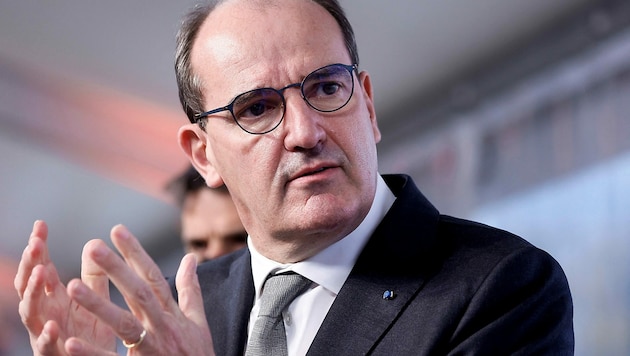 Frankreichs Premier Jean Castex musste seine Termine nun wegen Corona „anpassen“. (Bild: APA/AFP/Thomas SAMSON)