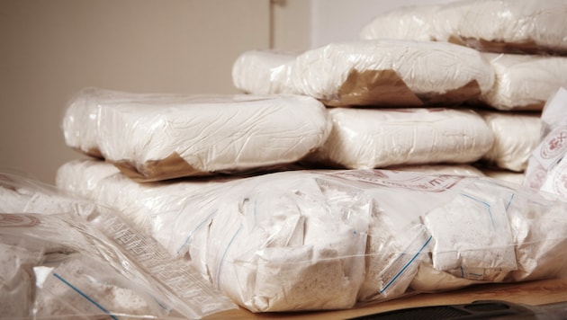 Das geraubte Kokain hatte einen Gesamtwert von einer halben Million Euro. (Bild: stock.adobe.com (Symbolbild))