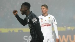 Kelvin Yeboah wird mit Argusaugen beobachtet. (Bild: Pail Sepp)