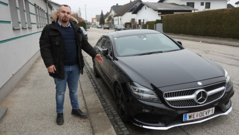 Ardid Z. vermutet ein politisches Motiv hinter dem Brandanschlag. (Bild: laumat.at/Matthias Lauber)