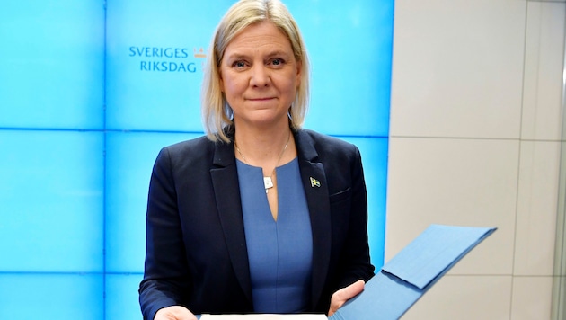 Magdalena Andersson könnte nun doch wieder schwedischen Ministerpräsidentin werden. (Bild: AP)