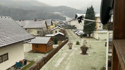 Erste Schneedecke in Feffernitz (Bild: zVg)